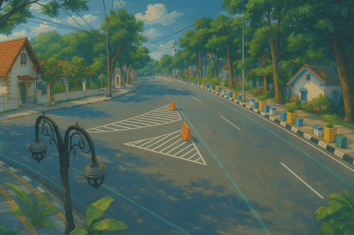 Pertigaan Depan BRI
